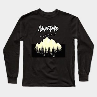 Hiking the top alone Long Sleeve T-Shirt